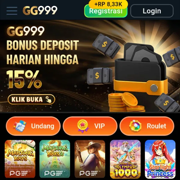 GG999 Slot Anti Rungkad Indonesia